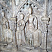 norbury church, derbs (64)weeper on tomb of sir ralph fitzherbert +1483