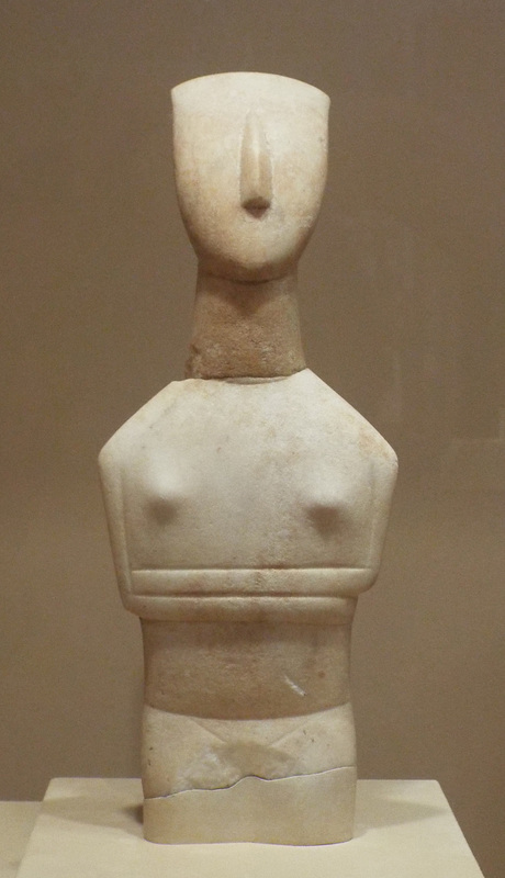 Cycladic Figurine Attributed to the Goulandris Master in the Virginia Museum of Fine Arts, June 2018