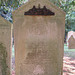 wateringbury church, kent (3)c19 gravestone with cast iron detail, john gibbon +1850
