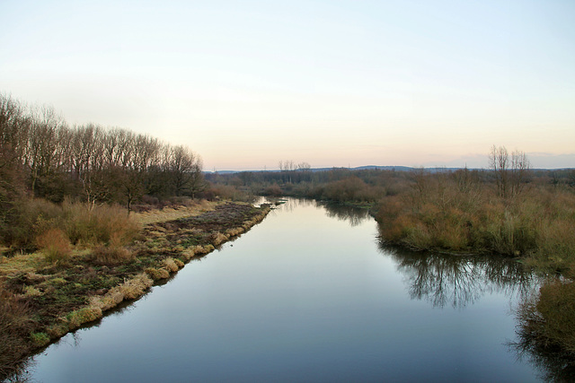 Blick auf die Lippe (Marl-Sickingmühle) / 12.12.2018