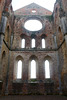 Italy, The Abbey of San Galgano, Walls and Windows from Inside