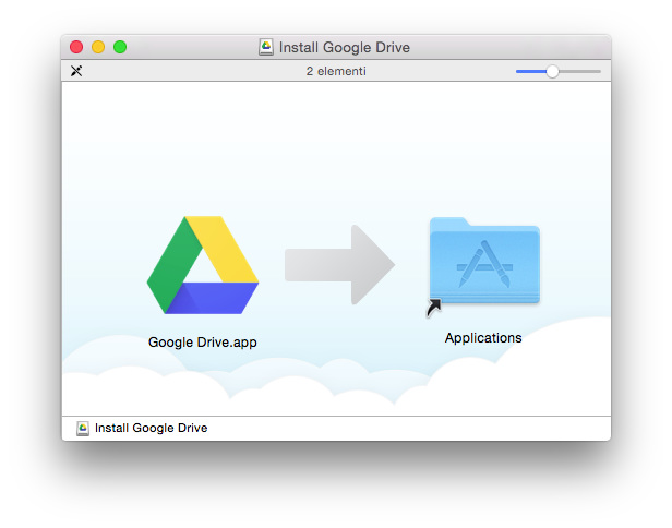 installing Google Drive on my Mac, 2016-05-23