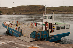 The Luing Ferry - ready for loading at Cuan