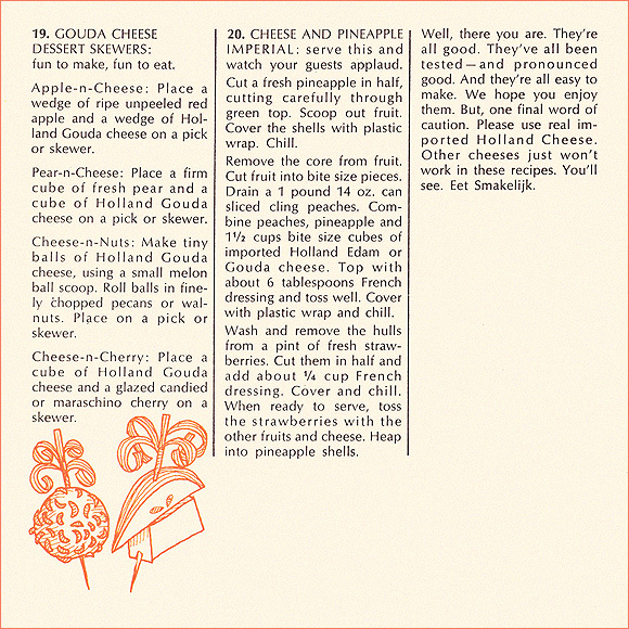 Cheese of Holland Booklet (10), 1965