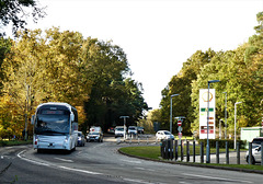 Lucketts Travel (NX owned) X5606 (BK67 LOF) at Fiveways, Barton Mills - 9 Nov 2021 (P1090866)