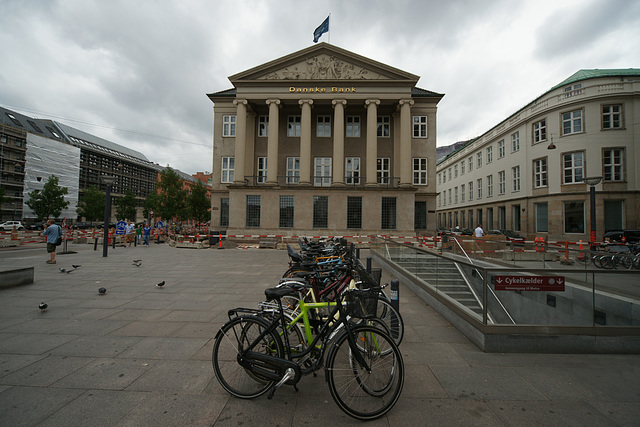 Bicycles At Kongens Nytorv