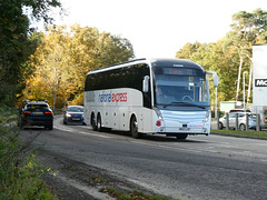 Lucketts Travel (NX owned) X5606 (BK67 LOF) at Fiveways, Barton Mills - 9 Nov 2021 (P1090867)