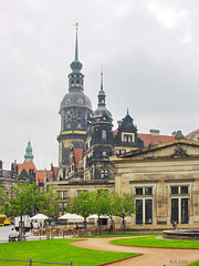 Dresden, am Theaterplatz