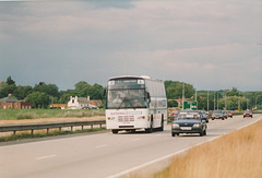 Express Travel Services H112 OON on the A11 at Barton Mills - 11 Jul 1993