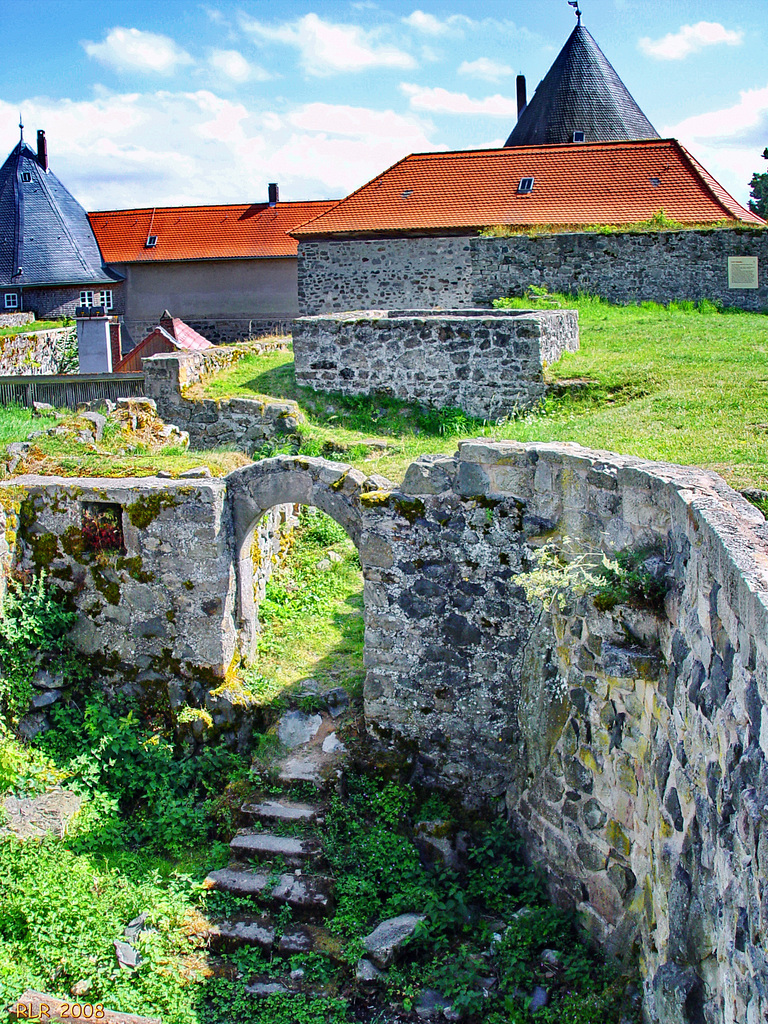 Burg Herzberg, Reste des Palas