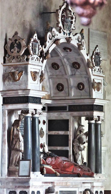 wateringbury church, kent (1) c17 tomb of olyver style +1628