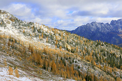 Cutthroat Pass and Autumn Larches