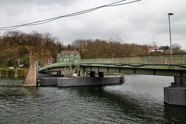 Schwimmbrücke Dahlhausen (Hattingen) / 21.03.2021