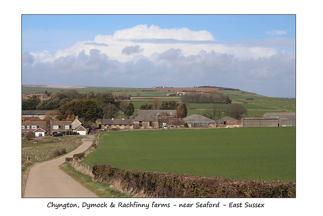 Chyngton, Dymock & Rachfinny farms - near Seaford - Sussex - 28.3.2016