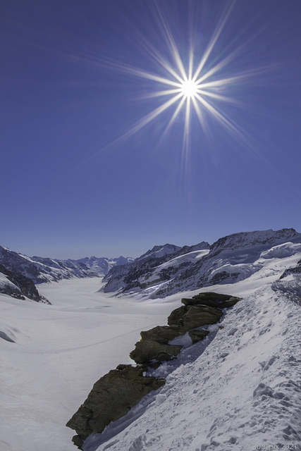 beim Jungfraujoch - Blick in Richtung Süden (© Buelipix)