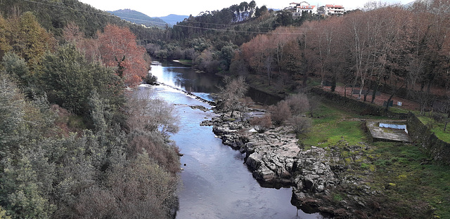 Weir on River Tâmega.