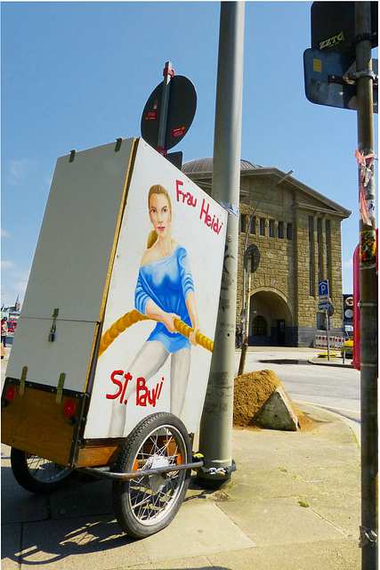 Frau Heidi auf St.Pauli