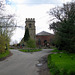 Looking east towards the Curch of St. Nicholas at Mavesyn Ridware. (Grade I Listed Building)