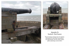 Martello 74's gun Seaford 15 9 2013