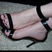 Tanya in her ankle strap hot heels