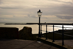 Nightfall in Lyme Regis ~ HFF