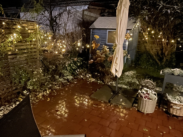 Adventsstimmung im Garten