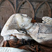 norbury church, derbs (55)effigy on tomb of sir ralph fitzherbert +1483