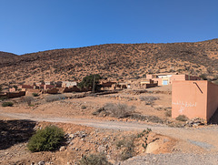 Graffitis inusités dans le sud du Maroc