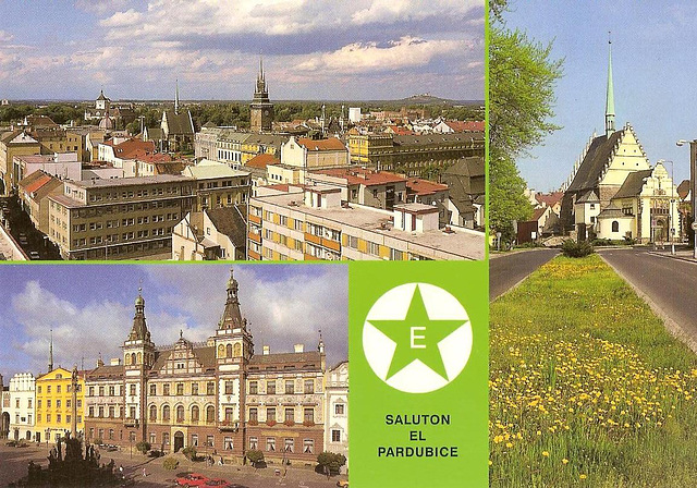 Pardubice - bildkarto