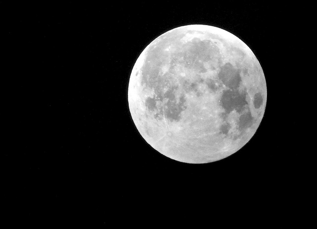 Vollmond am 21.01.2019 (4 Uhr 38)