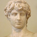 Detail of the Bust of Antinous in Palazzo Altemps, June 2014