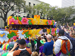 Der blumige Wagen in New Orleans