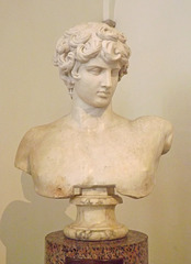 Bust of Antinous in Palazzo Altemps, June 2014