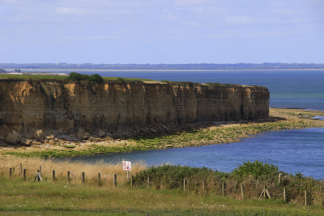 Omaha Beach from Pointe du Hoc