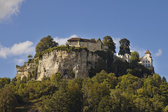 Ruines du château d'Ornans .