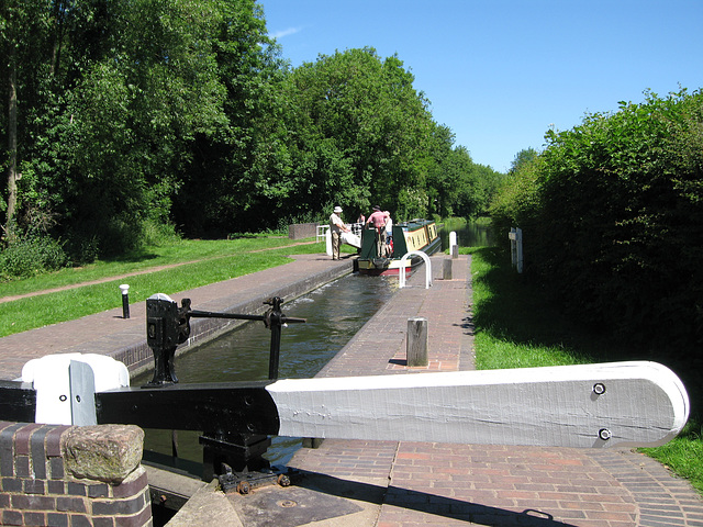 Compton Lock on the Staffs and Worcs Canal