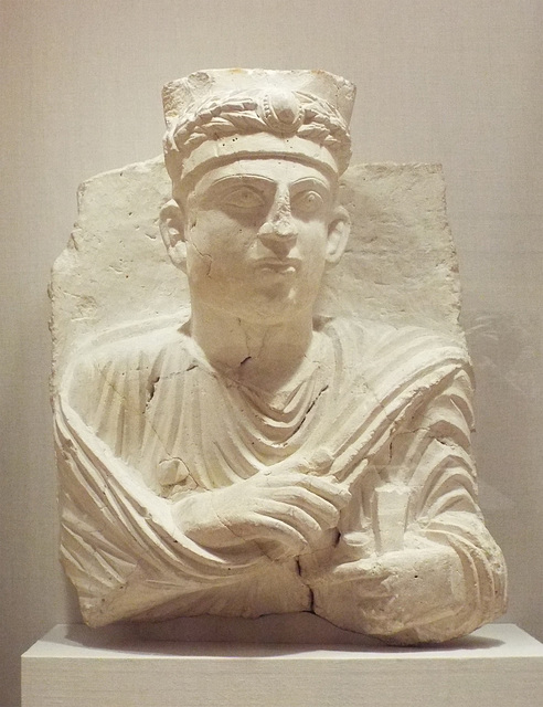 Funerary Relief of a Priest from Palmyra in the Virginia Museum of Fine Arts, June 2018