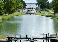 Schleusen auf dem Göta-Kanal