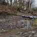 Zeche Altendorf Tiefbau 1/2, Reste der Stützmauer (Essen-Burgaltendorf) / 21.03.2021