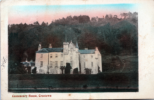 Cassencarrie, Creetown, Dumfries and Galloway (abandoned 1970s and main block now ruinous)