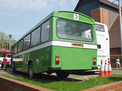 DSCF1386 Former United Counties 59 (OVV 59R) at the Wellingborough Museum Bus Rally - 21 Apr 2018