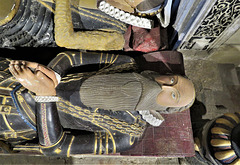 newstead abbey, notts; c17 tomb of sir john byron +1604