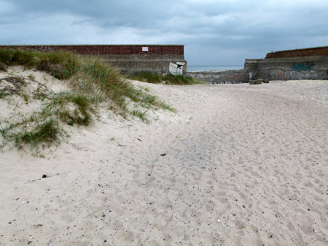 Promi-Badestrand mit Volks-Sichtschutz