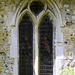 A window of St Bartholomew Church Wanborough
