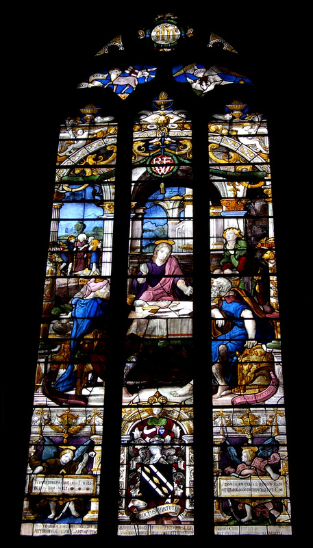 Memorial Window To Captain Robert Waller, Chesterfield Church, Derbyshire