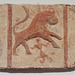 Tile with Daniel in the Lion's Den from El Jem in the Metropolitan Museum of Art, February 2024