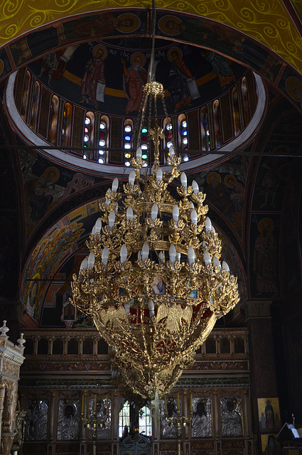 Rhodes, Interior of Aghios Panteleimonas Church in Siana