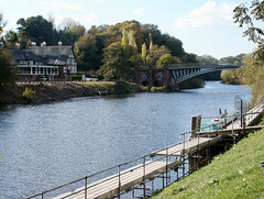 The River Severn at Holt Fleet