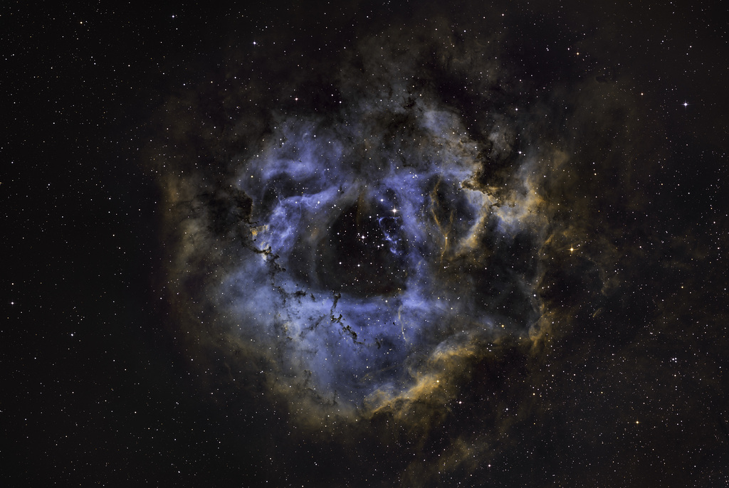 Rosette Nebula Hubble pallet