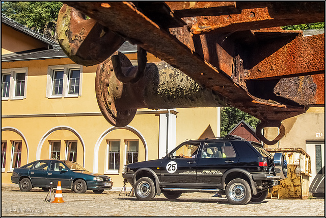 Golf Country und Güterwagen Golf Country und Güterwagen